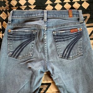 Women’s 7 for all man kind flare jean